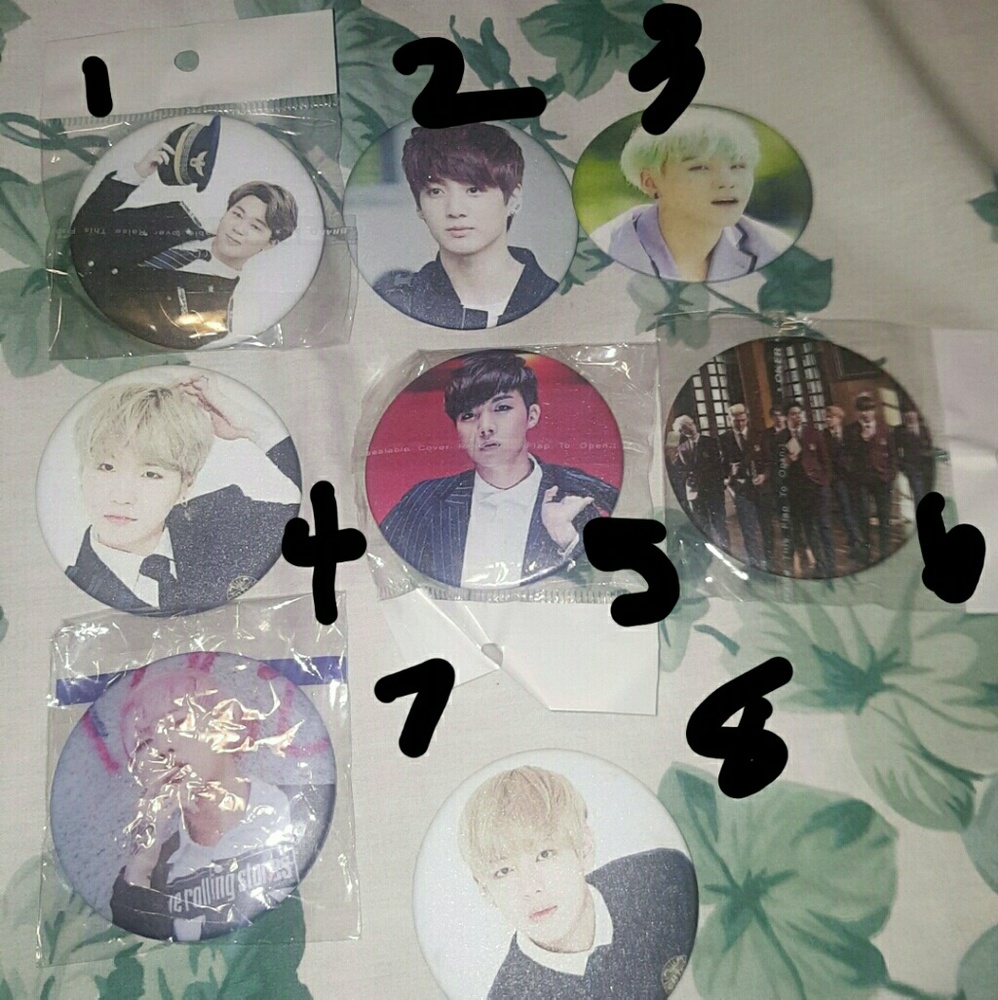 BTS Pins!!